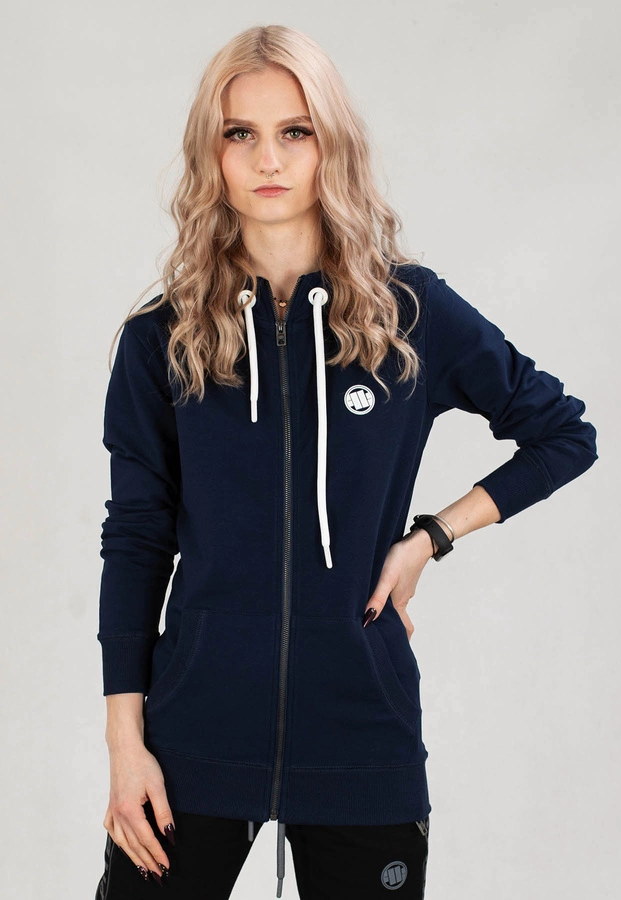 Bluza Pit Bull Zip French Terry Jasmine granatowa