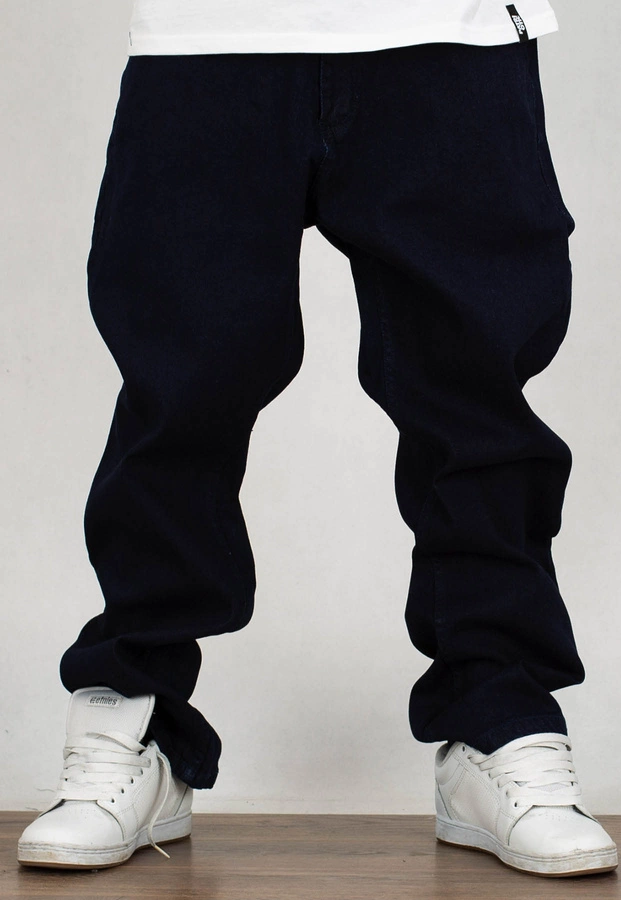 Spodnie Prosto Baggy Oyeah navy jeans