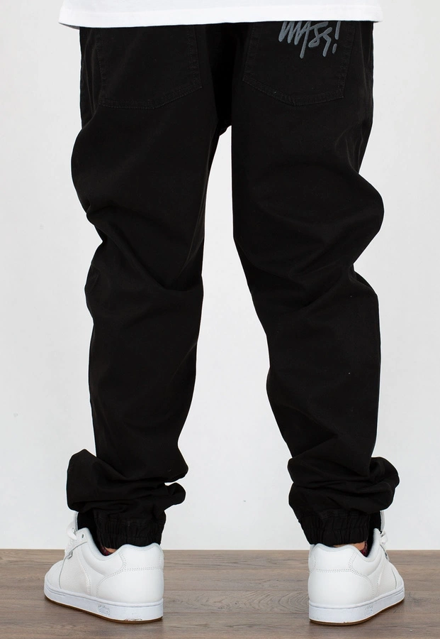 Spodnie Mass Jogger Sneaker Fit Signature czarne