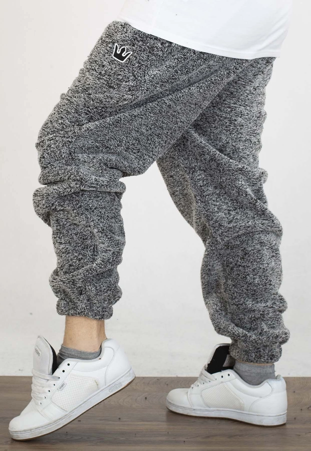 Dresy Jigga Wear Teddy Simple Crown szare