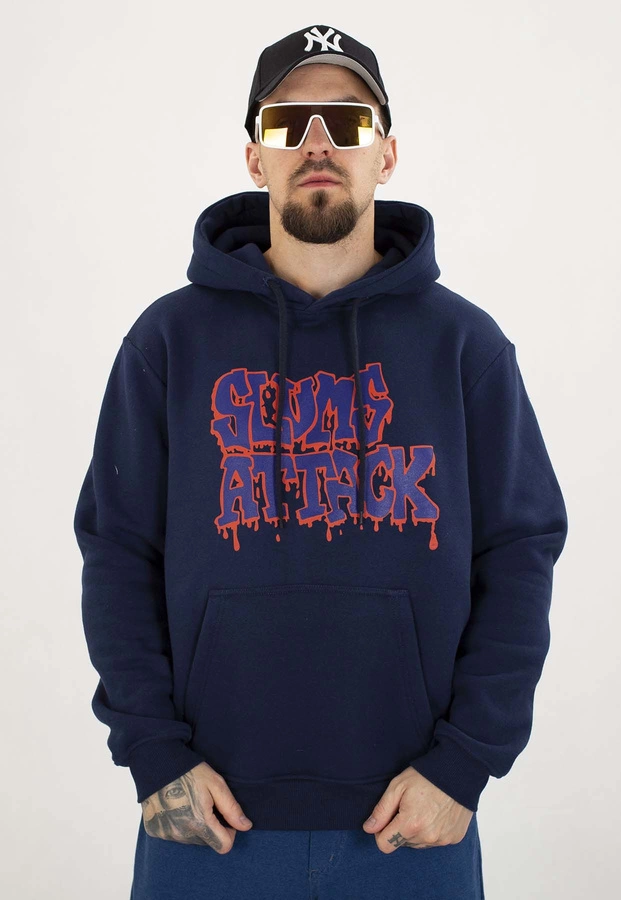 Bluza RPS Rychu Peja Solufka Z Kapturem Old Logo Kolor granatowa