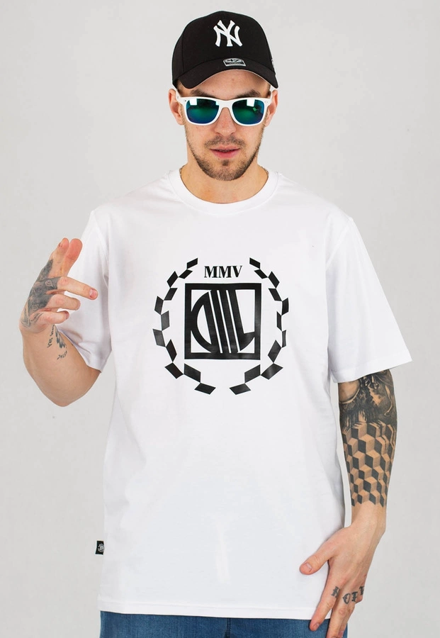 T-shirt Diil Chest biały