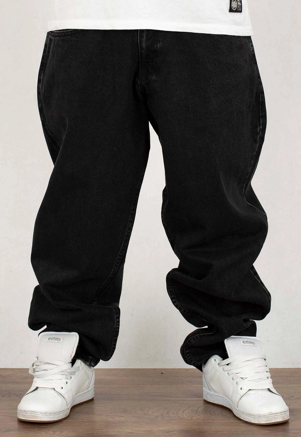 Spodnie Jigga Wear Baggy Jeans Patch black 