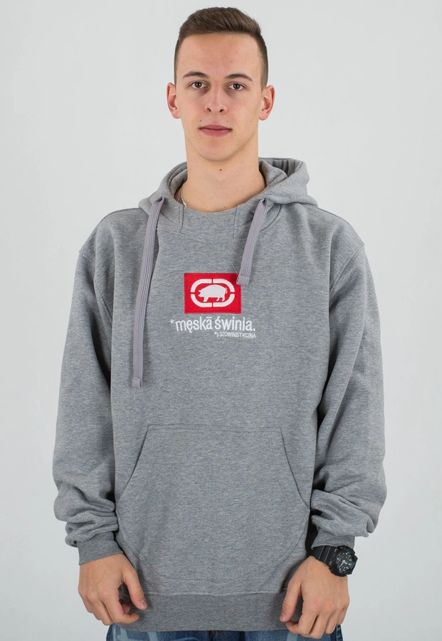 Bluza Stoprocent Baggy Świnia szara