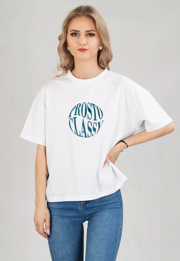 T-shirt Prosto Cleor biały