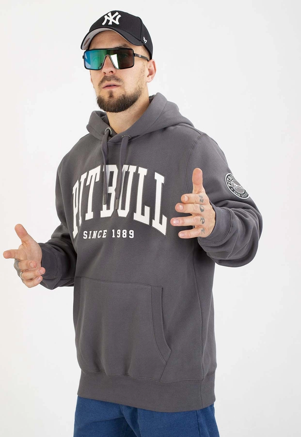 Bluza Pit Bull Z Kapturem Norton graphite