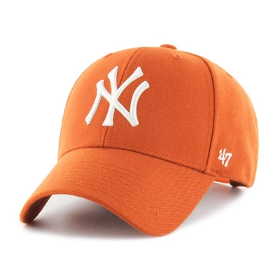 Czapka 47 Brand MLB New York Yankees '47 MVP Snapback różowa B-MVPSP17WBP