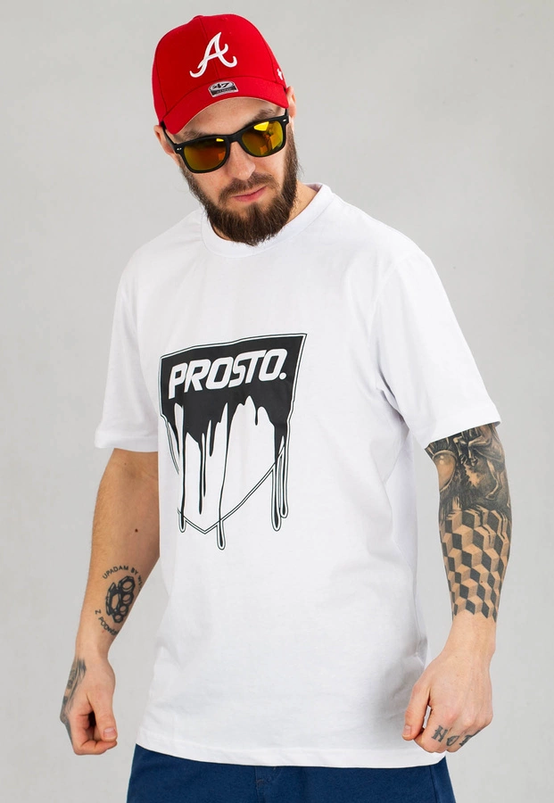 T-shirt Prosto Paint biały