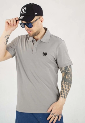 T-shirt Polo Pit Bull Jersey Slim Fit Small Logo grey