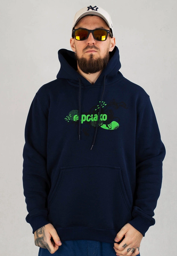 Bluza El Polako Hoodie Ep Ink granatowa