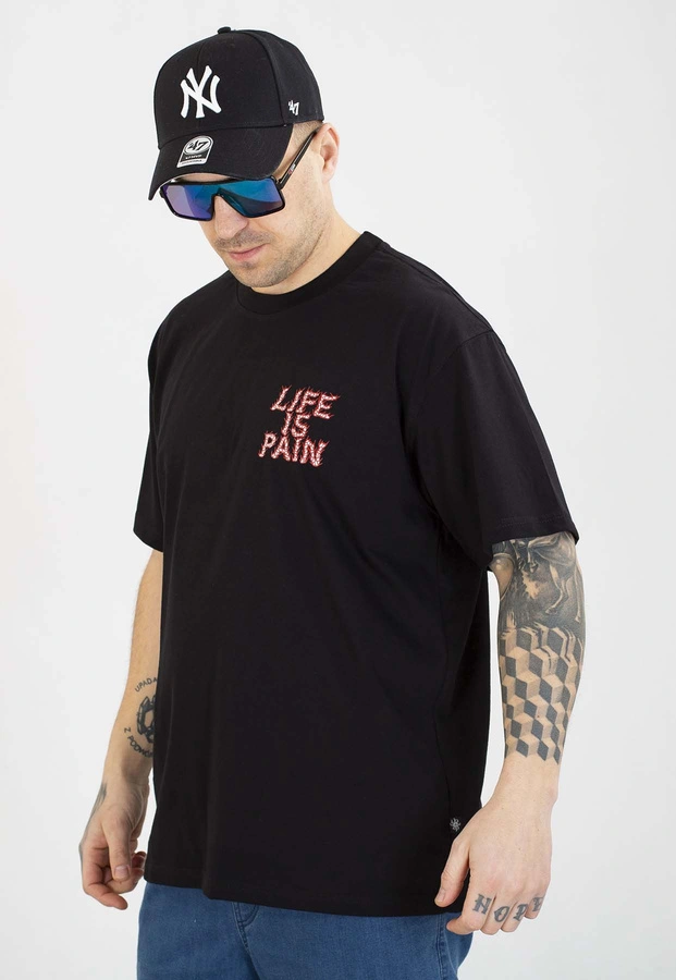 T-shirt Brain Dead Familia Life Is Pain czarny