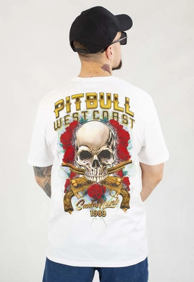 T-shirt Pit Bull Santa Muerte 190 white