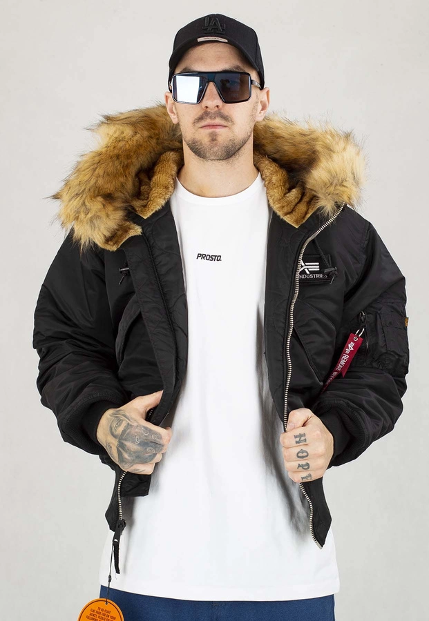 Kurtka Alpha Industries Zimowa 45P Hooded Custom 113145 czarna