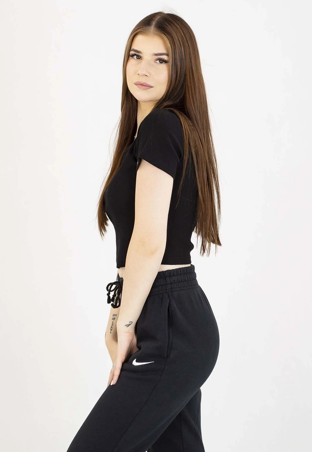 T-Shirt Pit Bull Rib Cropped 300 black