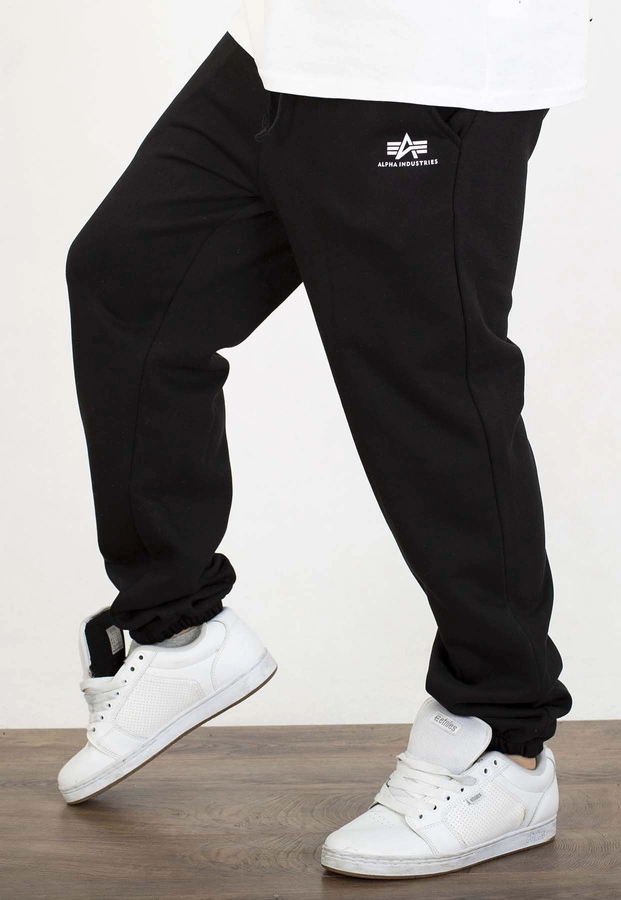 Dresy Alpha Industries Jogger Basic Small Logo II 156370 czarne