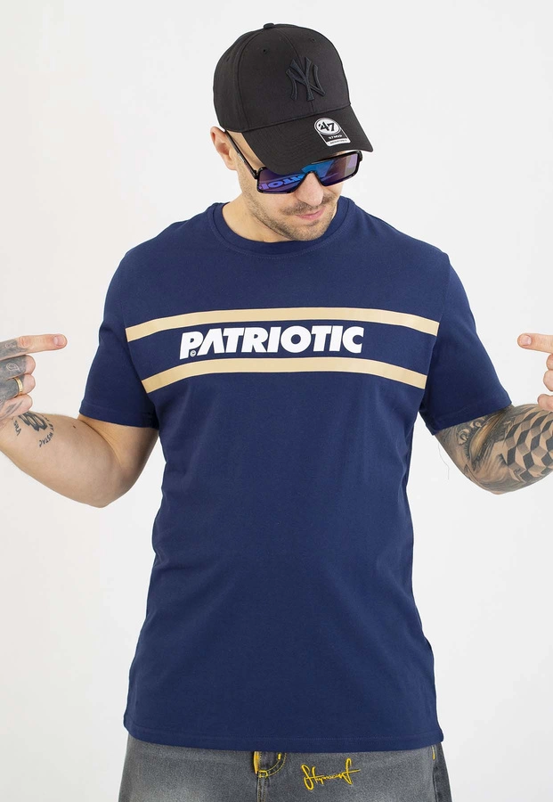T-shirt Patriotic P New Line granatowy