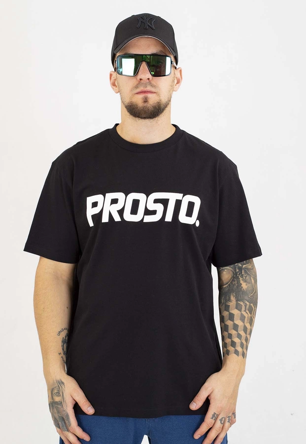 T-shirt Prosto Oversize Big Log czarny