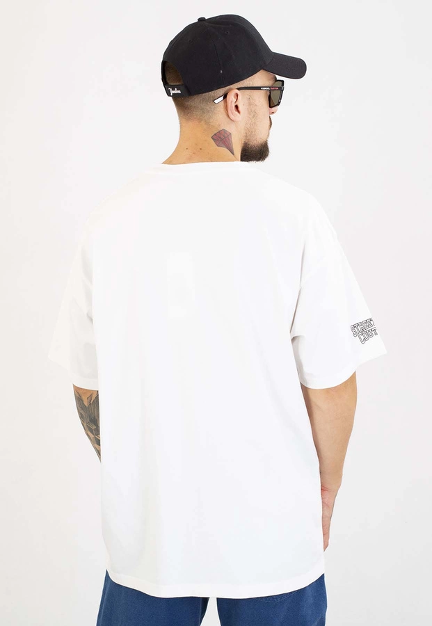 T-shirt Prosto Oversize Football Fan biały