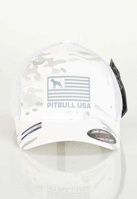 Czapka Full Cap Pit Bull PITBULL USA Multicam biała