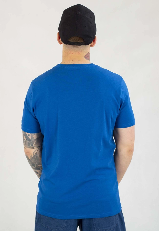 T-shirt Pit Bull Slim San Diego CA Small Logo 140 royal blue