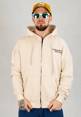 Bluza I8 Z Kapturem ZIP Originals kremowa