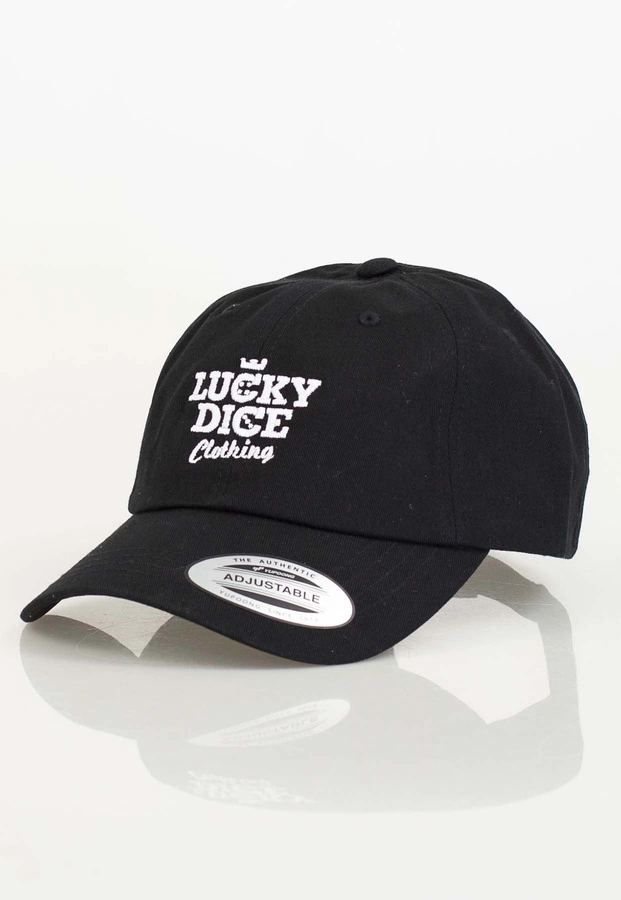 Czapka Baseball Lucky Dice Haft Logo czarna