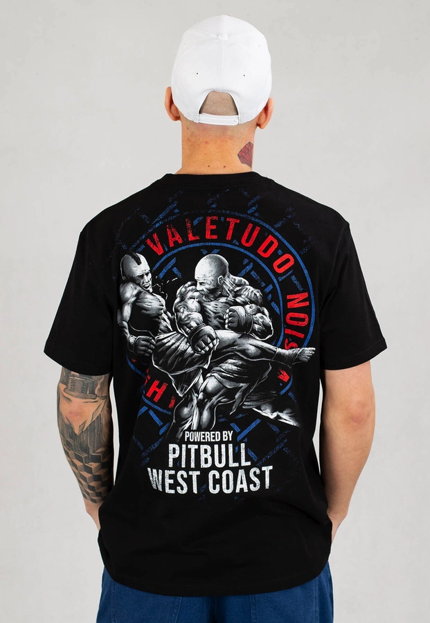 T-shirt Pit Bull Vale Tudo czarny