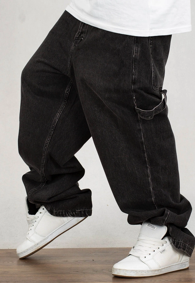 Spodnie Mass Jeans Extra Baggy Fit Elementary black washed