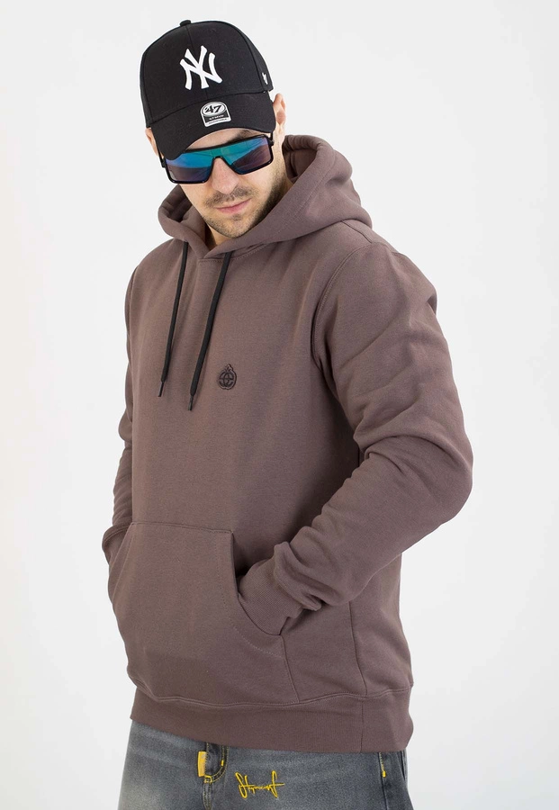 Bluza Elade Z Kapturem Icon Mini Logo II brązowa