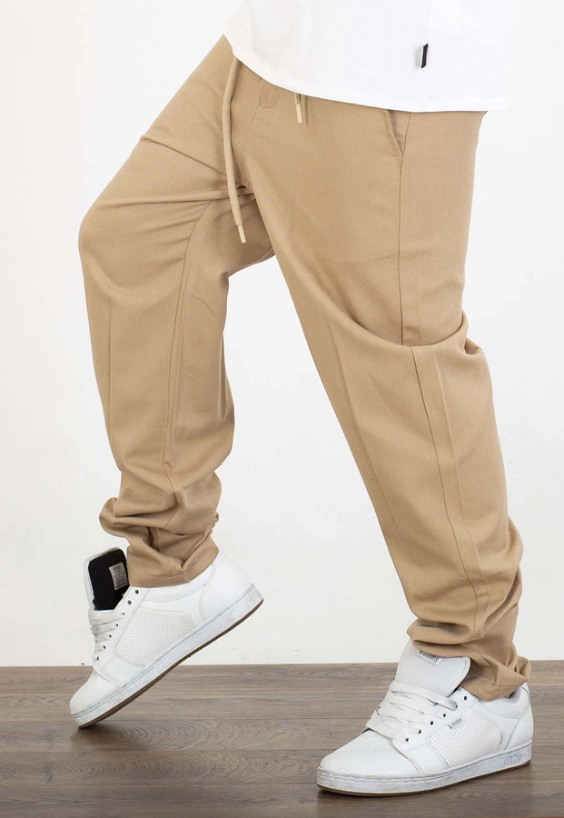 Spodnie Jigga Wear Chino beżowe