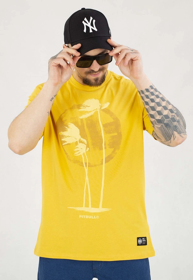 T-shirt Pit Bull Palms 170 warm yellow