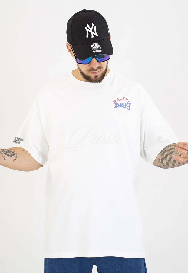 T-shirt Prosto Oversize Football Fan biały