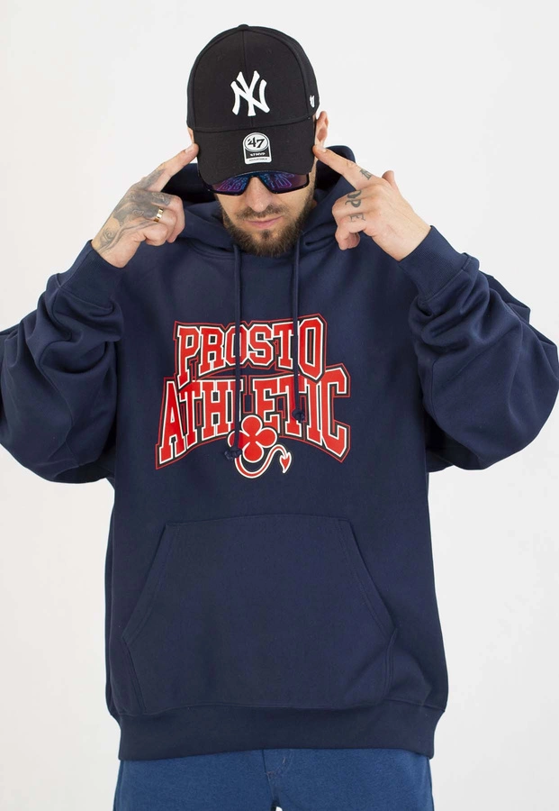 Bluza Prosto Z kapturem Chicago granatowa