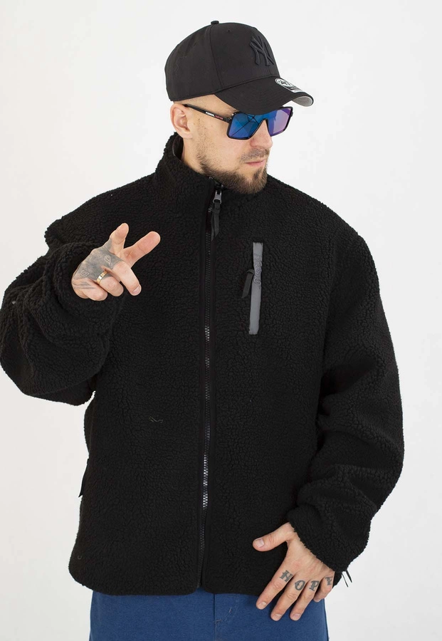 Kurtka Prosto Dwustronna Reverse Sherpa czarna