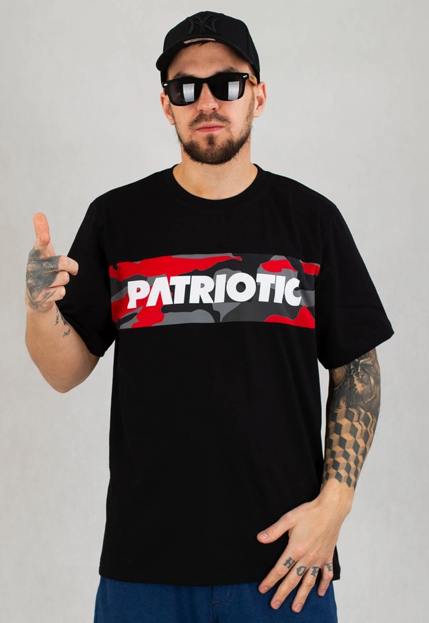 T-shirt Patriotic Futura Camo Box czarna