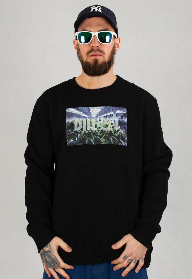 Bluza Diil Crewneck Plants czarna