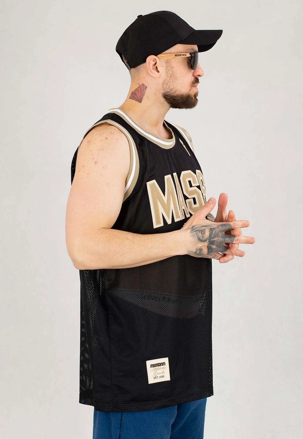 Tank Mass Club Mesh Jersey czarny