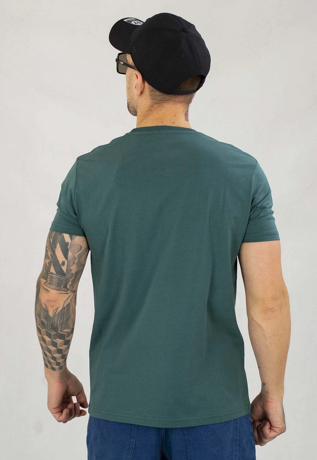 T-shirt Alpha Industries Basic T ML 118533 zielony