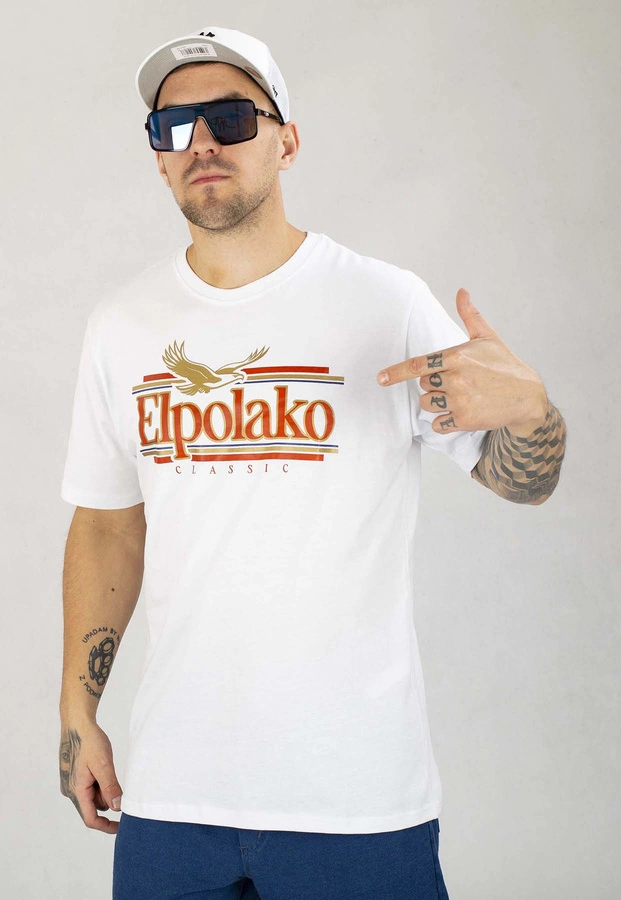 T-shirt El Polako Eagle biały