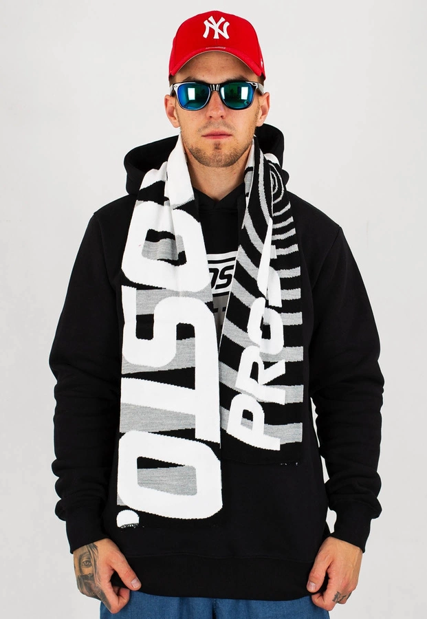 Szalik Prosto Scarf Hipno czarno szary