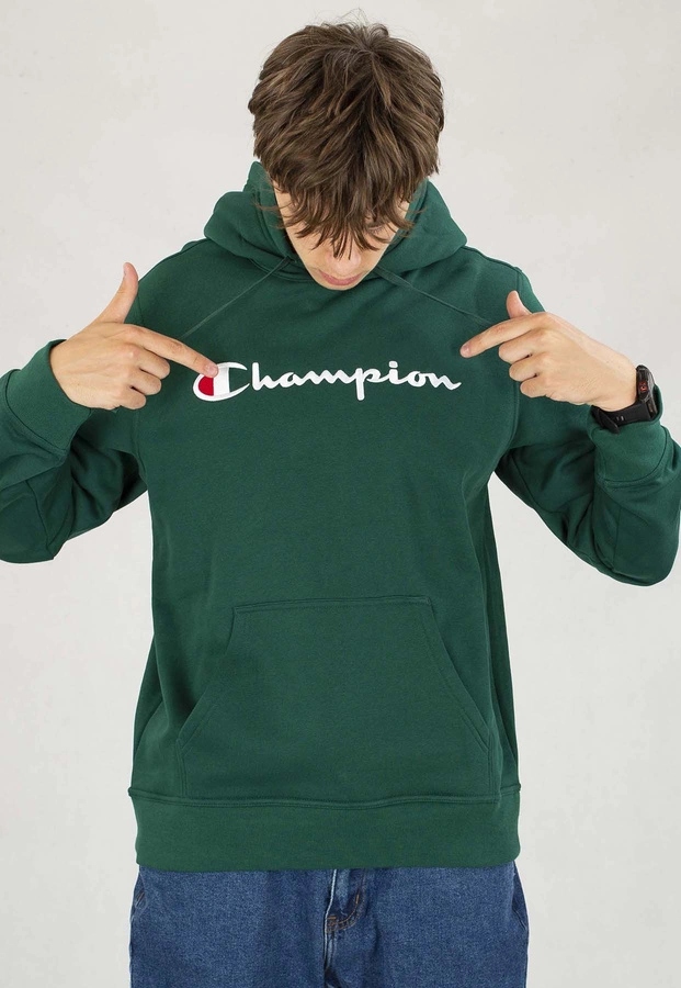 Bluza Champion Z Kapturem 220253 ciemno zielona