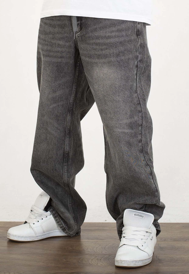 Spodnie Prosto Baggy Termac jasne szare