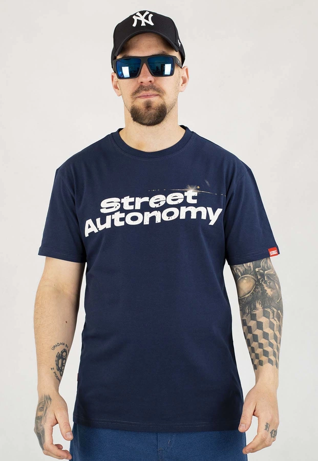 T-shirt Street Autonomy Force niebieski