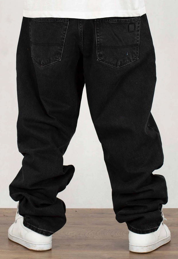 Spodnie Jigga Wear Baggy Jeans Patch black 