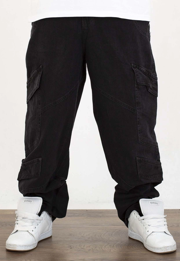 Spodnie I8 Denim BAG86 Baggy black