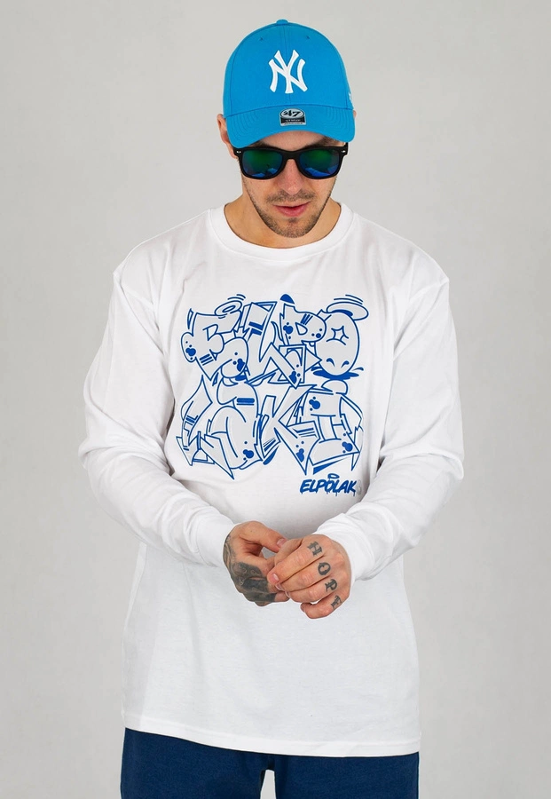 Longsleeve El Polako Graffiti biały