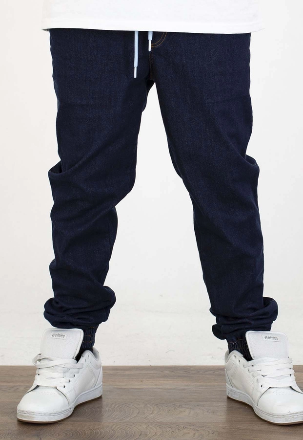 Spodnie Elade Joggery Icon jeans dark blue