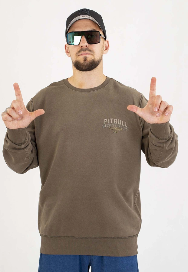 Bluza Pit Bull Bez Kaptura Santa Muerte major olive