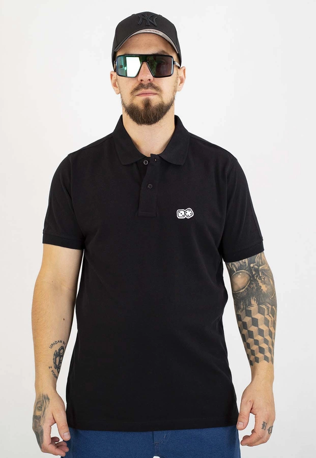 T-shirt Polo Lucky Dice Small Dice czarny