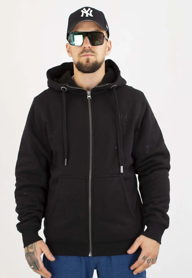 Bluza Pit Bull Z Kapturem ZIP Ruffin Detroit black black